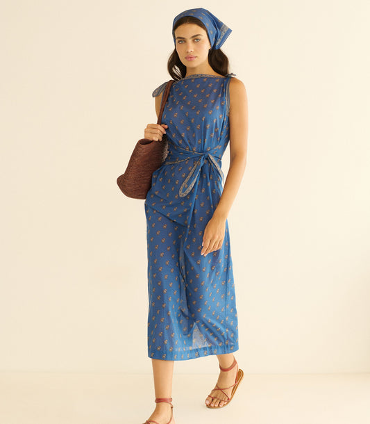 Amorette Dress – Eartha Paisley Cotton Voile