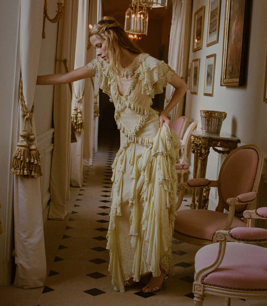 Antoinette Anniversary Dress – Galette Silk Chiffon